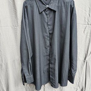 Black dressy casual long sleeved shirt